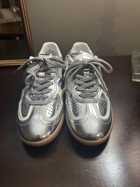 ALOHAS Shoes - Metallic Silver Sneakers with Gum Sole.. new never worn from anthropology